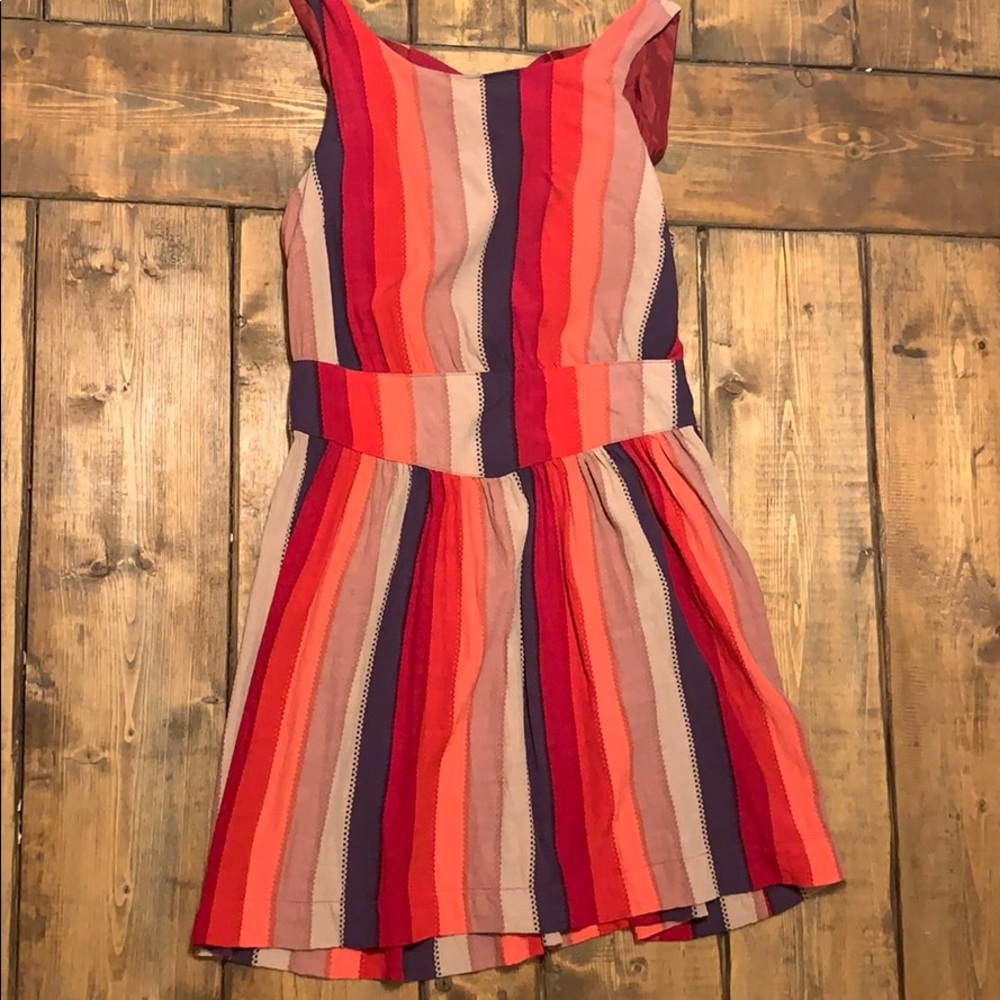 Urban Outfitters Red Stripe Dress